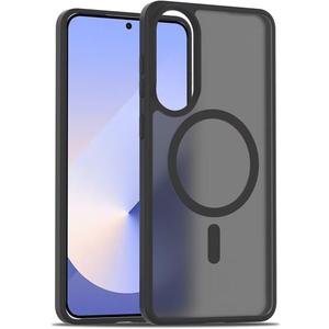 Case for Galaxy S25 Edge,Military Grade Drop Protection Slim Matte Shockproof Anti-Slip with Wireless Charging Phone Case for Samsung Galaxy S25 Edge 5G,6.7 inch 2025 (Black)
