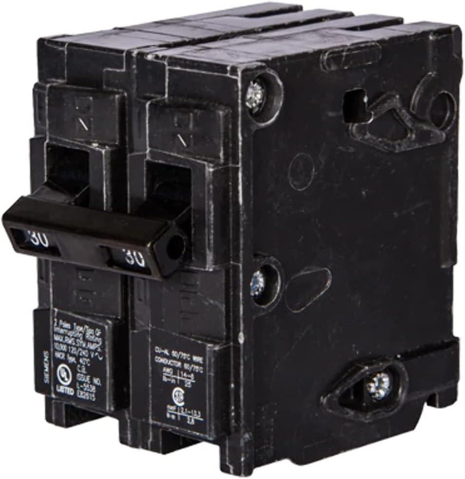 Siemens -HI Q235 35-Amp Double Pole Type QP Circuit Breaker, black