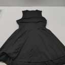 Women's Sleeveless Ruched Waist Tiered Flowy Ruffle Hem Mini Party Club Short Dresses, Size XL