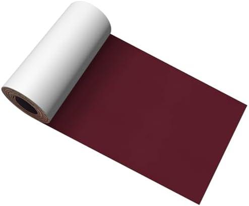 BSZHTECH Leather Repair Tape Self-Adhesive Leather Repair Patch for Couch Furniture Sofas Car Seats Advanced PU Vinyl Leather Repair Kit(Wine Red, 3.9X79 inch)