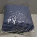 Amazon Basics Cotton Jersey 4-Piece Bed Sheet Set, King, Chambray Blue, Solid