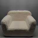 Delta Children Cozee Sherpa Chair, Cream