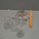 AlifordGlass Mini Glass Bottles with 6 Different Shapes Can be Used for Self-Made juicing, Bottles or Whiskey Decanter