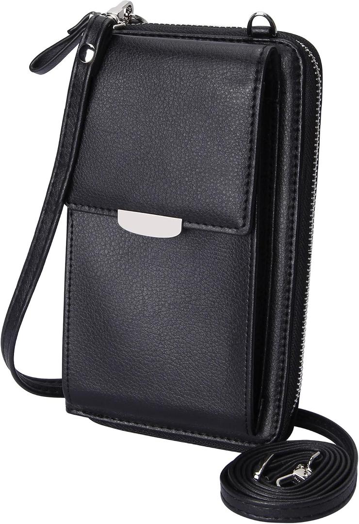 KUKOO Small Crossbody Bag Cell Phone Purse Wallet with Credit Card Slots for Women