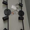 GLOBE Electric 64000012 30" 4-Light Track Lighting, Matte Black, Ceiling Light, Vintage, Kitchen Lights, Bulb Not Included