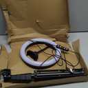 Weilisi 10" Ring Light with Stand 72'' Tall & Phone Holder,38 Color Modes Selfie Light with Tripod Stand,Stepless Dimmable/Speed LED Ring Light for iPhone & Android,YouTube, Makeup,TIK Tok