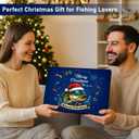EXUN Premium Fishing Advent Calendar 2025  24 Days of Curated Lures for Men, Teens & Dads  Christmas Countdown Gift Box for Bass & Trout Fishing Enthusiasts