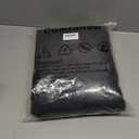 Outdoor Curtains for Patio - 4 Panels Waterproof Grommet Top Curtains, Gray Woven Textured Outside Curtain for Gazebo, Porch, Pergola, Cabana, Deck, Sunroom, 52W x 84L inch, Black