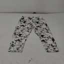 Custer's Night Women's High Waisted Yoga Capris with Pockets Tummy Control Workout Sports Running Capri Leggings, L/XL, Marble Texture