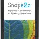 SnapeZo Weather Resistant Black Poster Frame 11x17 Inches, Outdoor Profile, Outdoor Poster Display Unit