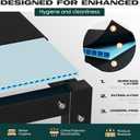 Bunkie Board Full Size(54x75) - Premium 10mm Hollow Plastic Bunkie Boards for Under Mattress, Heavy-Duty Support, Breathable, Low Profile, Noise Minimizing, Moisture Resistant Foundation