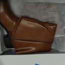 DREAM PAIRS Boots For Women Knee High, Comfortable Pull On Side Zipper Buckle Riding Boots (7.5, Light Brown)