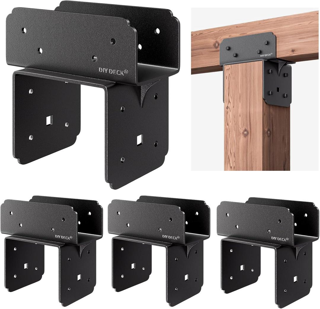 Post Anchor Connector Stainless Steel Beam Anchor Connector Post Base Bracket (4, P6x6-B(4x4/4x6))