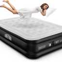 Airefina Air Mattress Full with Built in Pump, 18" Comfort Blow Up Mattress Quick Inflation/Deflation, Inflatable Mattress with Carrying Bag Portable for Guest Home Full Size Colchones Inflables