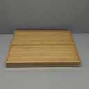 Bamboo Drawer Organizer | Expandable Silverware & Utensil Organizer for Kitchen | Flatware Cutlery Tray with Adjustable Dividers | Wooden Drawer for Knives, Spoons & Forks | Natural Bamboo