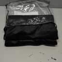 PRIMROSE Black Curtains 96 inch for Living Room Velvet Drapes Blackout Rod Pocket Back Tab Window Treatment Semi Room Darkening Decor Curtains for Bedroom Set of 2 Panels