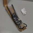 INFINITIPRO BY CONAIR Tourmaline Ceramic 1-Inch Flat Iron Hair Straightener, 1-Inch Flat Iron to Straighten or Curl, 5 Heat Settings, for All Hair Types and Textures, Metallic Gray