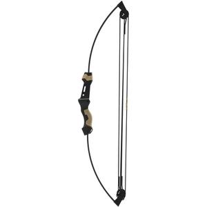 Barnett Centershot Compound Bow, Youth Bow Ages 5-8, 17lbs, with 2 Fiberglass Arrows, Hip Quiver, Mossy Oak Bottomland, One Size
