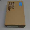 Veise Fingerprint Door Lock with 2 Lever Handles - Keyless Entry Door Lock, Electronic Keypad Deadbolt, Digital Smart Code & Front Handle Sets, Auto-Locking, Easy Installation, Satin Nickel