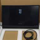 WGK 15.6 inch Portable Monitor 1080P FHD Travel Display HDMI/USB-C Compatible with Laptops, Desktops, Phones, PS, Mac, Xbox, Switch, and Other Gaming Devices Includes Stand and Speakers VESA