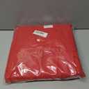 Unisex Adult Matte Graduation Cap and Gown Set with Honor Cord Gold Stoles for College School Bachelor Graduates (Red)