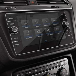 INTGET Navigation Screen Protector for 2024 2023 2022 2021 VW Volkswagen Tiguan Atlas Accessories 2020 2019 2018 SE SEL R-Line Car GPS Tempered Glass Center Touch Screen Display Touchscreen Protective (8inch Tiguan/Altas)