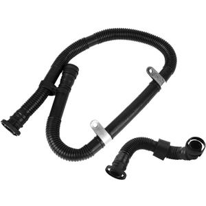 runmade Secondary Air Injection Pump Hose Pipe SAI Set Kit 2Pcs Compatible with VW Jetta Bora Golf MK4 1.8T Compatible with AUDI A3 TT S3 1.8T