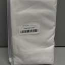 Precoco White Pillow Cases Standard Size-100% Cotton Pillowcase Covers with Zipper Hidden, Breathable & Ultra Soft/Pillow Covers for Easy Care, Set of 2