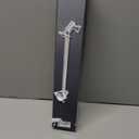 15 Inch Extra Long Adjustable Shower Head Extension Arm With Locking Set Screw, Singing Rain Brass Chrome Angle Height Adjustable, Easy To Install, G1/2 Universal Connector Compatible (Chrome Finish)