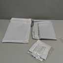 White Blackout Curtains for Bedroom, Portable DIY Window Blinds, No Drill Window Shades & Blackout Blinds with Stickers & Tabs for Travel, Dorm Room, Media Room (79" x 57")