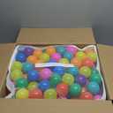 Markdang 170 PCS Ball Pit Balls 2.12.2” Free Crush Proof Plastic Ball for Baby and Toddler 8 Bright Colors with Zip Storage Bag,Baby Pool Water Toys,Kiddie Pool