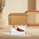 Wowxyz Shipping Boxes 7x5x2" 25 Pack - White Corrugated Cardboard Box Mailers for Small Business, Literature Mailer Box Packaging Supplies