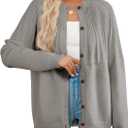 Dokotoo Cardigan Sweaters for Women 2026 Fall Outfits Long Sleeve Crochet Knit Sweaters