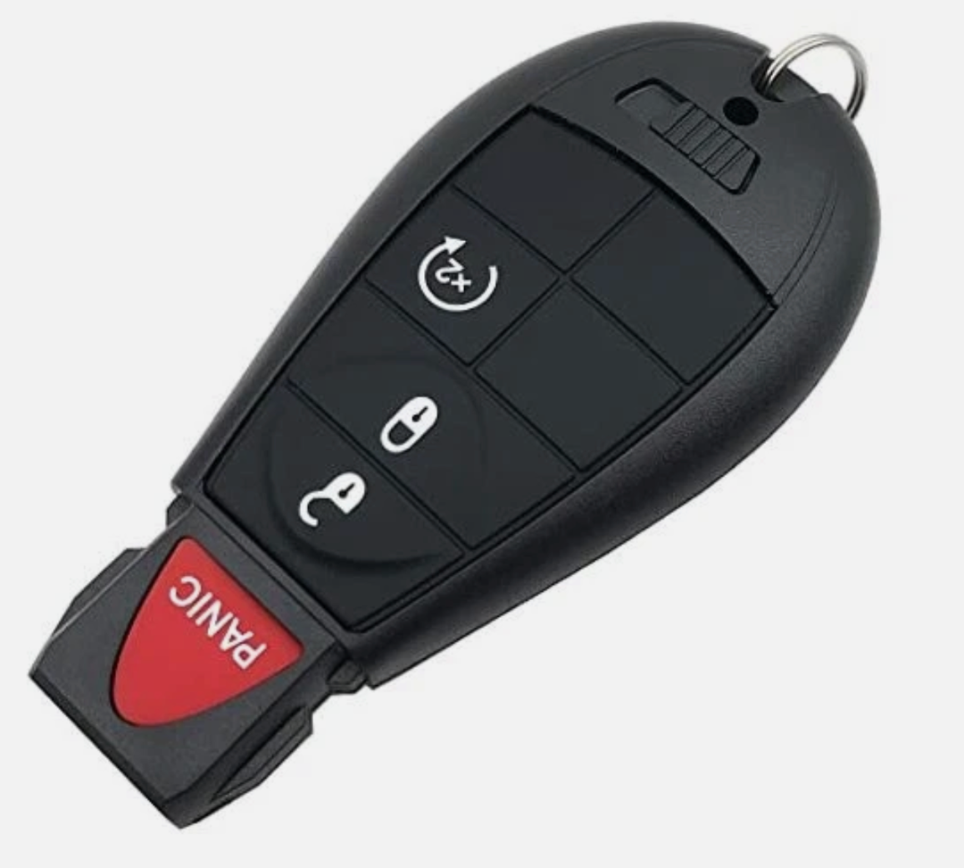 Replacement Key Fob Cover Case fit for 2013-2018 Dodge Ram 1500 2500 3500 Keyless Entry Remote Key Fob Shell GQ4-53T(2Pack)