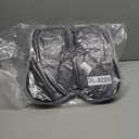 Memory Foam L-Shaped Integrated Seat Cushions - Office Chair Seat Cushion, Seat Cushion for Tailbone Pain Relief, Car Seat Cushions for Driving Lumbar Support (Black/Gray)