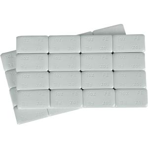 Upgraded 1oz 32Pcs Adhesive Wheel Weights Stick On for Steel Rims Corrosion-Resistant Coated Painted Tire Balancing Weight 1 oz, 32 Pack