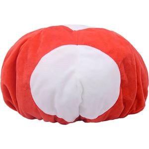 Mushrooms Hats Cute Hats Halloween Cosplay Hat for Adults (Red)