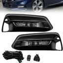 LED Fog Lights Replacement for Accord 2018 2019 2020 4-Door Sedan Driving Fog Lamps with DRL Front Bumper Fog Lights