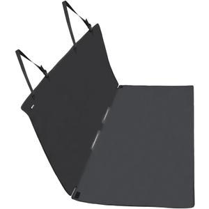 Amazon Basics Waterproof Car Back Bench Seat Cover Protector for Dog - 56 x 47 inch, Black (1 Count (Pack of 1)