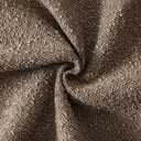 MIULEE 26x26 Inch Decorative Euro Sham Pillow Covers for Couch Bed Set of 2 Textured Boucle Neutral Throw Pillow Covers Dark Brown Accent Solid Vintage Pillowcases Sofa Living Room Home Decor