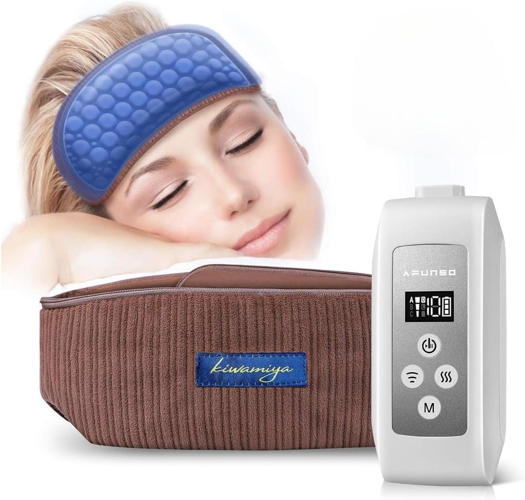 Head Scalp Massager Scalp Massage Instrument Rechargeable Massager Airbag for Head,Muscles, Leg, Electric Percussion with Portable Design for Deep Relaxation & Stress Relief Great Gift