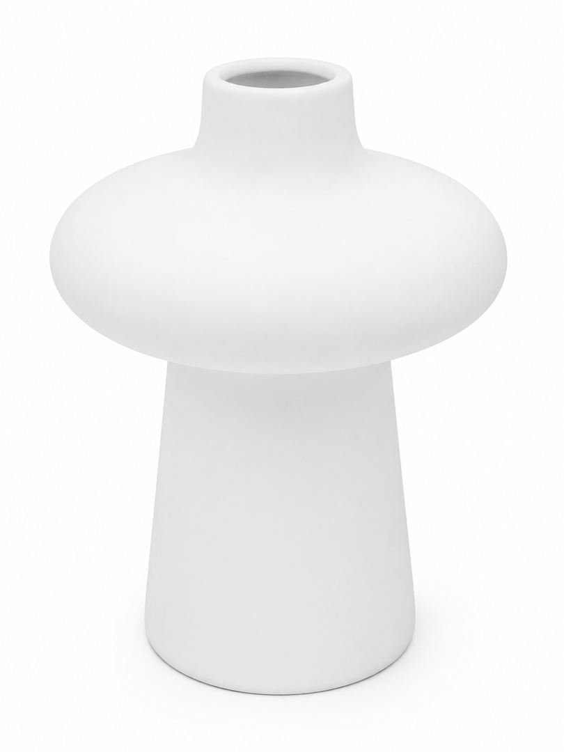 ceramic vase 8" in