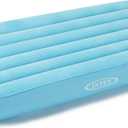 Set of 3: Intex 66803EP Cozy Kidz Inflatable Airbed: Fiber-Tech Velvety Soft Surface Carry Bag Included Color May Vary 34.5" x 62" x 7" (Pink 1, Blue 3)
