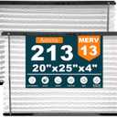 2 Pack 213 Replacement Filter Compatible with April-aire 213 House Air Purifiers 1210, 1620, 2210, 2216, 3210, MERV 13 Furnace Filter, 20x25x4in