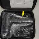 AERLANG Massage Gun with Heat Deep Tissue Back Massager Neck Massager for Pain Relief,Muscle Percussion Massage Gun, Birthday Gifts for Men Women Dad him Handheld Message Gun with 7Heads&Silent (Black)