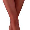 WDIRARA Women's Sheer Tight High Waisted Stockings Party Club Pantyhose (Large, Red)