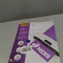Fellowes Hot Laminating Pouches, 3 Mil, Menu Size, 50 Per Pack (52013)