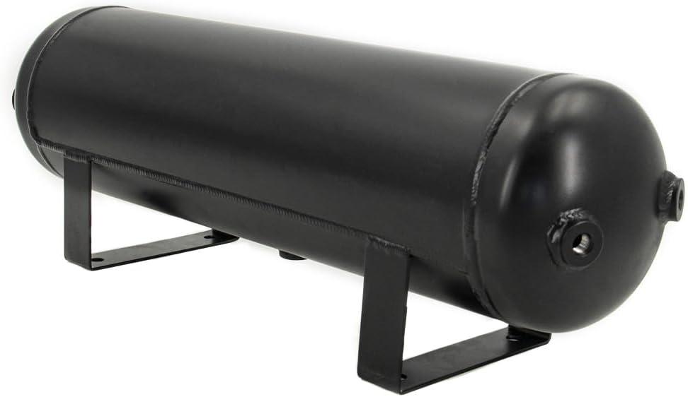 4 Gallon (15 Liter) Compressed air Storage Tank air Ride Receiver Tank for Air Ride Suspension Car Train Truck Horn Black