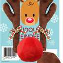 Premium Reindeer Antlers for Cars - Car Christmas Decorations Antlers with Nose and Tail Auto Accessories