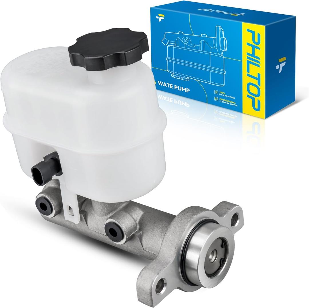 PHILTOP Brake Master Cylinder Assembly with Reversior Replacement for Chevrolet Silverado 1500 2009-2014, GMC Sierra 1500 2009-2014, Chevrolet Tahoe 2009-2014, Chevrolet Suburban 1500 2009-2014